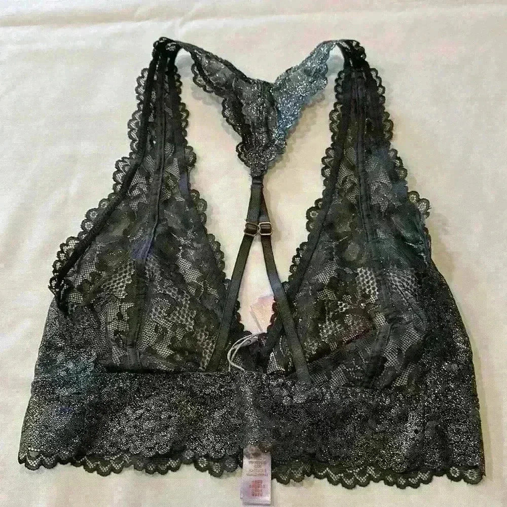 Savage X Fenty Black Lace Bralette